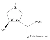 Molecular Structure of 1065331-03-4 ((3R,4R)-Rel-4-Methyl-3-pyrrolidinecarboxylic acidmethylester)
